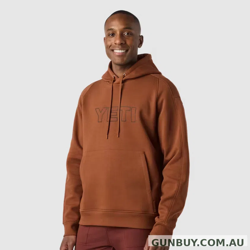 YETI Intl Logo Fleece Hoodie - XL - Rust