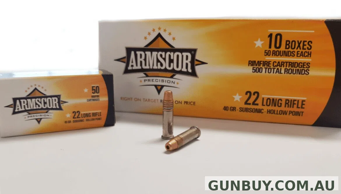 Armscor .22lr 40gr ZX Subsonic Hollow Point (500 Pack)