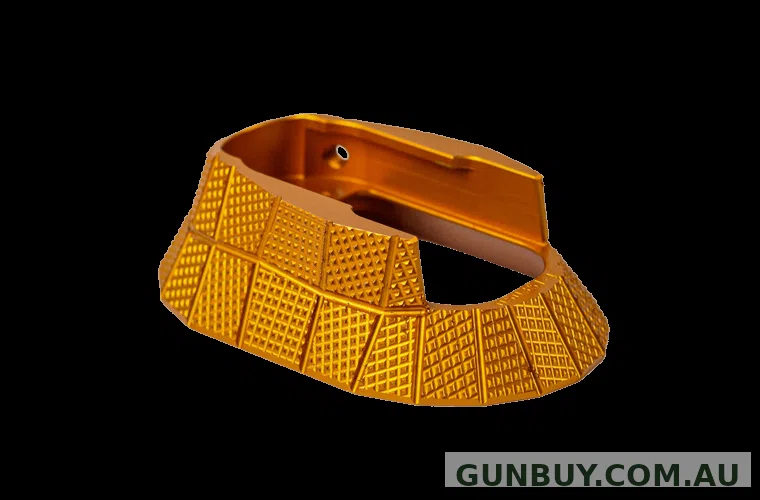 Lokgrip CZ TSO and TS Series Magwell GridLOK Aluminium Orange