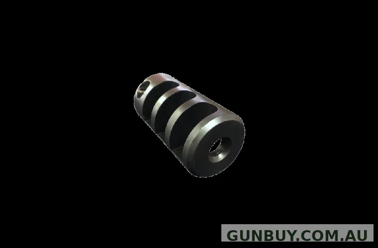 Grizzly Brake Tac Round 5/8x24 Blued - (70MM X 33MM DIA) - 228 GRAMS