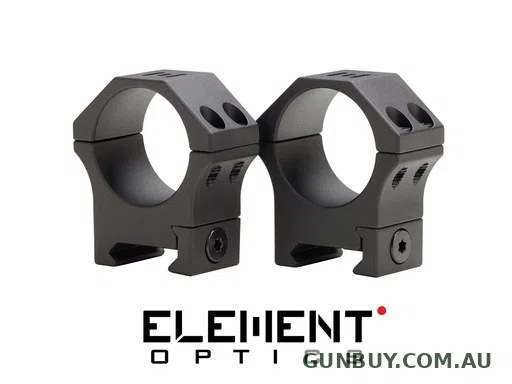 Element Optics XT Mounts Picatinny LOW 1 INCH