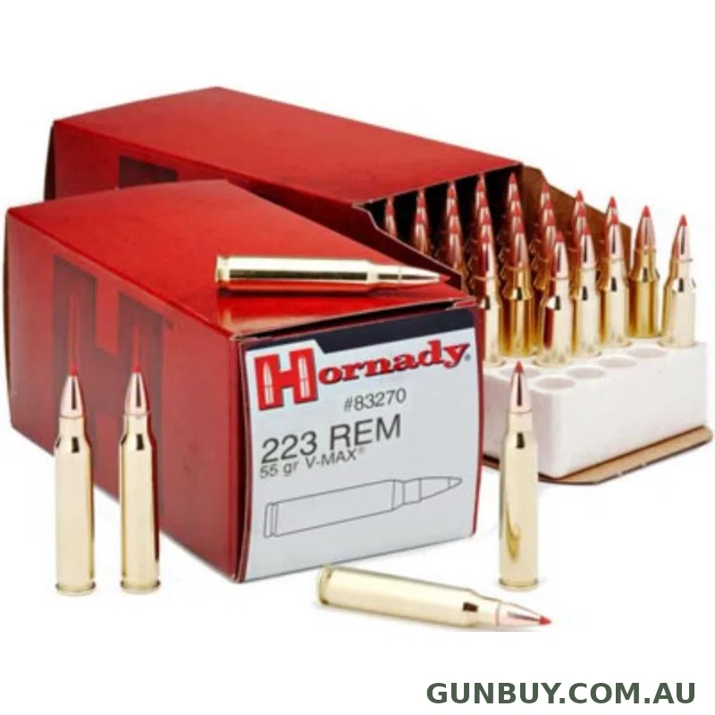 Hornady Ammo 223 Rem 55 gr V-MAX (50 pack)