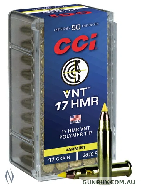 CCI 17HMR VNT 17GR TIPPED 2650FPS (500 rounds)
