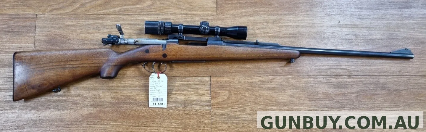 Mauser 98 5 Shot Custom Rifle Bushnell Adjustable Reticle