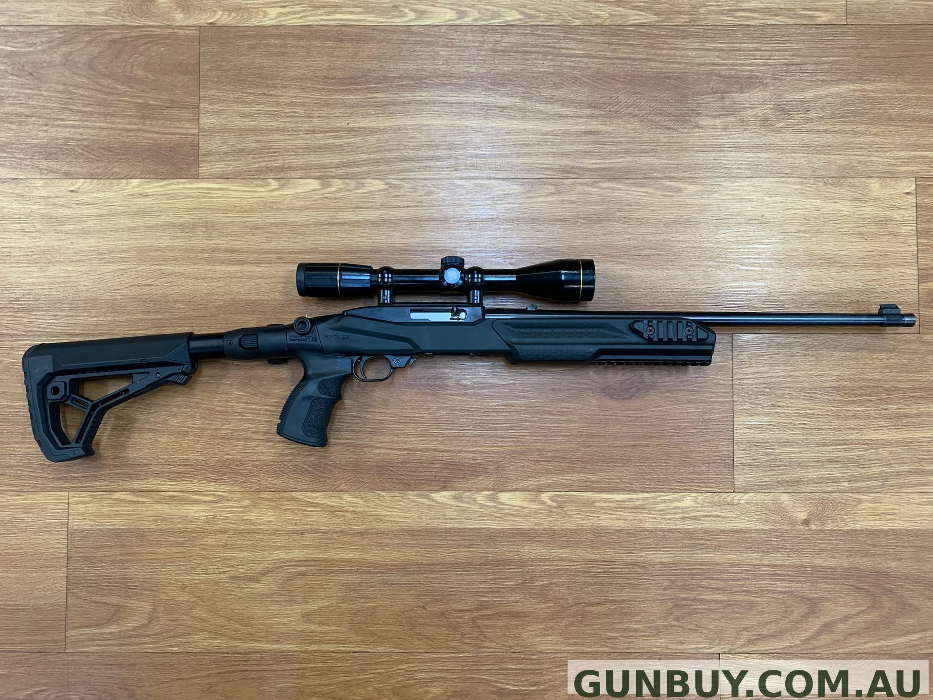Ruger 10/22 Fab Defence Stock Nikko Stirling Gold Crown 4x40