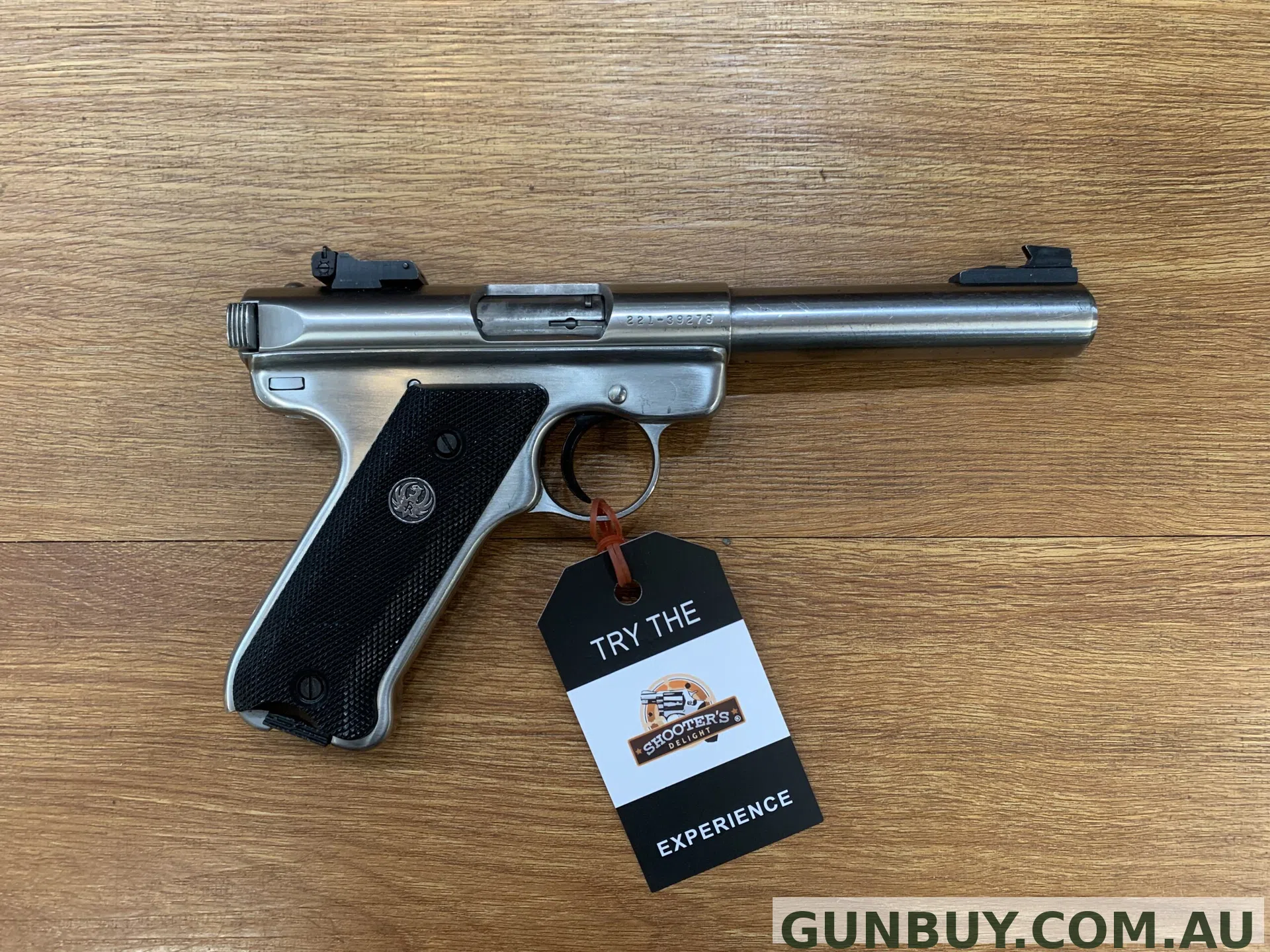 Ruger MKII Stainless Target 140mm Brl 10 Shot