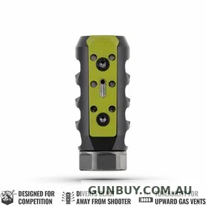 MDT COMPETITION MUZZLE BRAKE - 22 - 6MM CAL 5/8X24 TPI