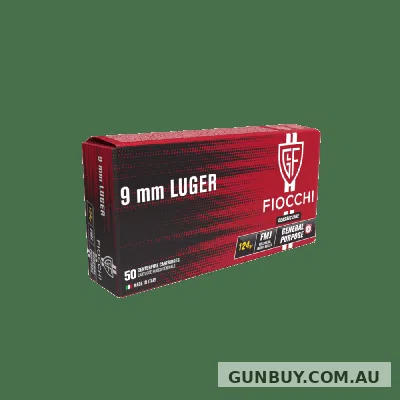 Fiocchi 9MM LUGER 124GR FMJ (50 Pack)