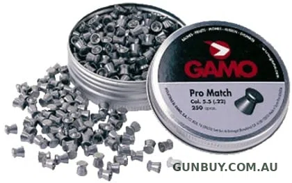 Gamo Pro-Match (flat) Premium Pellets 250 Tin