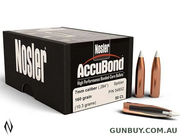Nosler 7mm 160gr Accubond 50pk