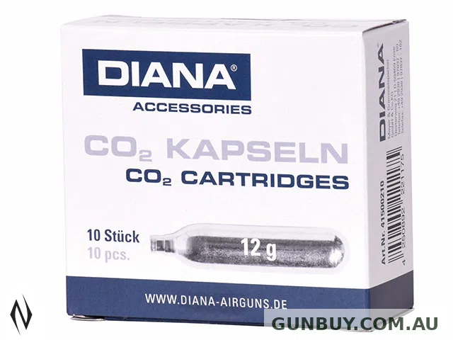 DIANA CO2 12G CARTRIDGES 10PK - Shooter's Delight