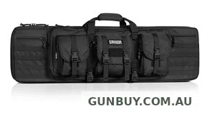 SAVIOR AMERICAN CLASSIC 46 INCH DUAL RIFLE CASE - BLACK