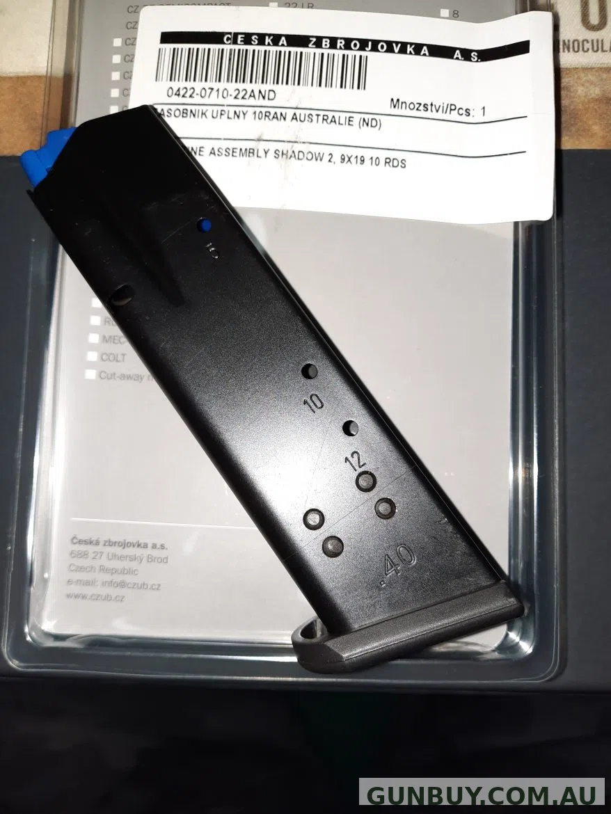 CZ 75 Shadow 2 10rnd magazine (NEW DESIGN 2021)
