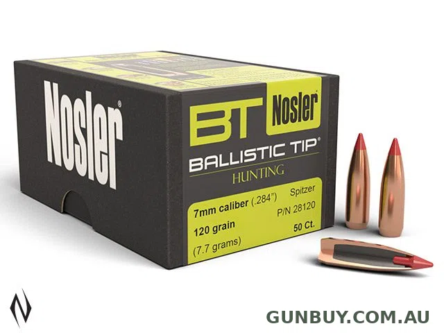 Nosler 7mm 284 120gr Ballistic Tip 50pk