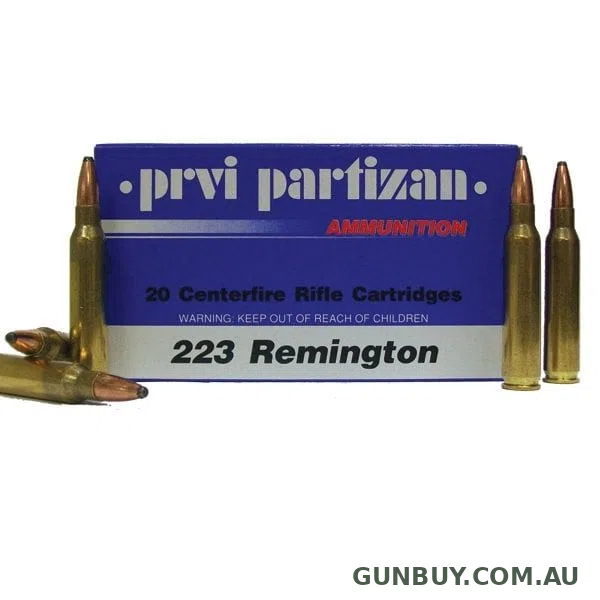Prvi Partizan 223 Rem 55gr SP (20 Rounds)