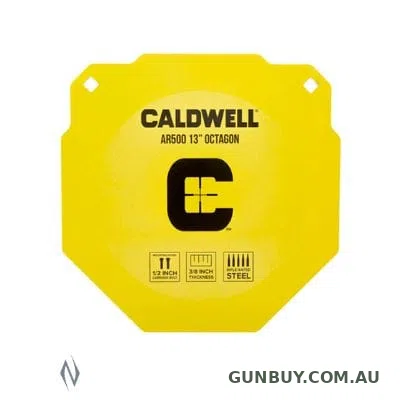 CALDWELL AR500 TARGET 13INCH OCTAGON PLATE