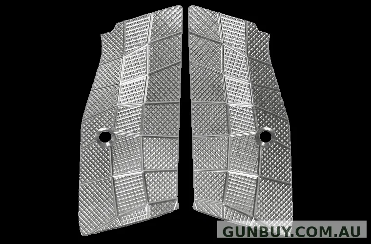 LokGrip CZ Shadow 2 Palmswell GridLOK Aluminium Raw - Suits Short Magwell