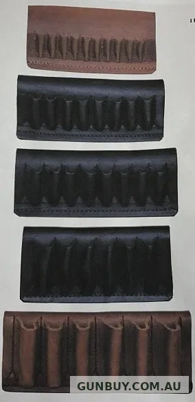 SLIDE SLIDE ON AMMUNITION BELT SLEEVE HOLDS 8 ROUNDS - BLACK