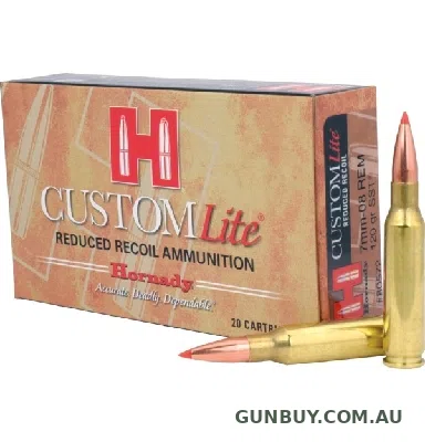 Hornady 7mm-08 Rem 120gn SST Custom Lite - 20 pk