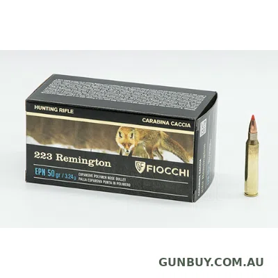 Fiocchi 223 REM VMAX 50GR POLYMER TIP EPN (50 ROUNDS)