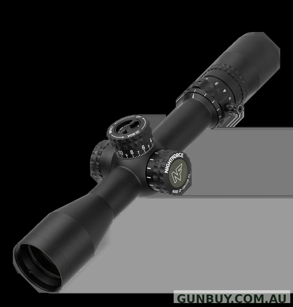 Nightforce NX6 2-12x42mm 30mm F1 Fieldset .250 MOA FC-MRx Digillum Black