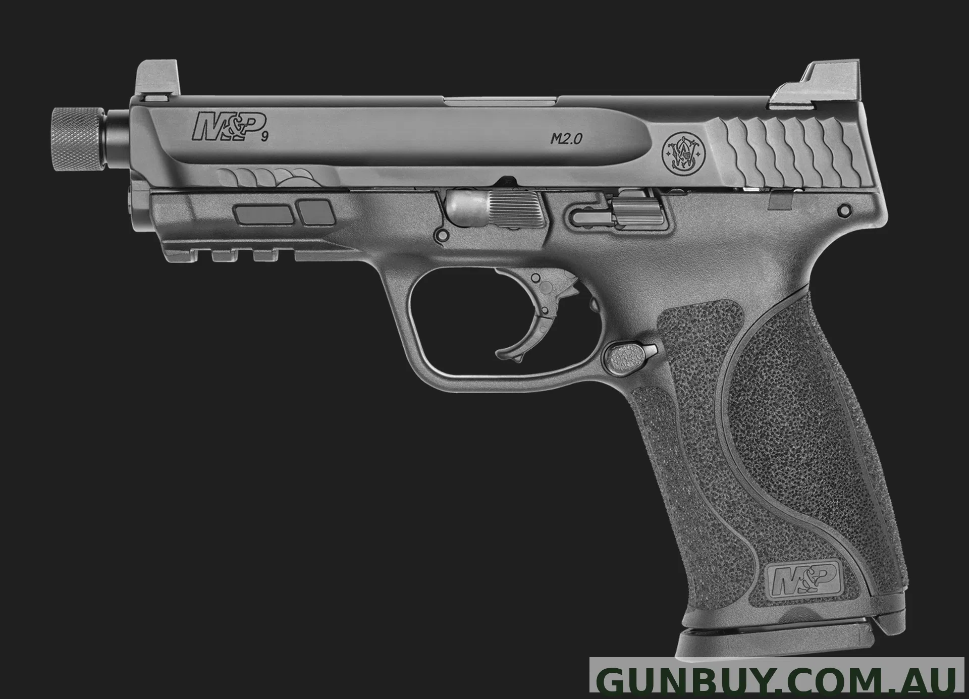 SMITH AND WESSON M and P 2.0 121MM THREADED SEMI AUTOMATIC