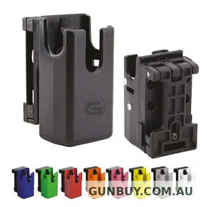 GHOST 360 MAGAZINE POUCH W/ CLIP D - 3G QUICK RELEASE - DOUBLE STACK - YELLOW