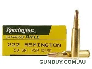 Remington 222 Remington 50gr PSP 20 Rounds