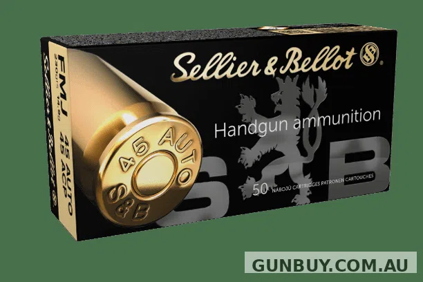 Sellier and Bellot 45 ACP 230gr FMJ (50 Rounds)