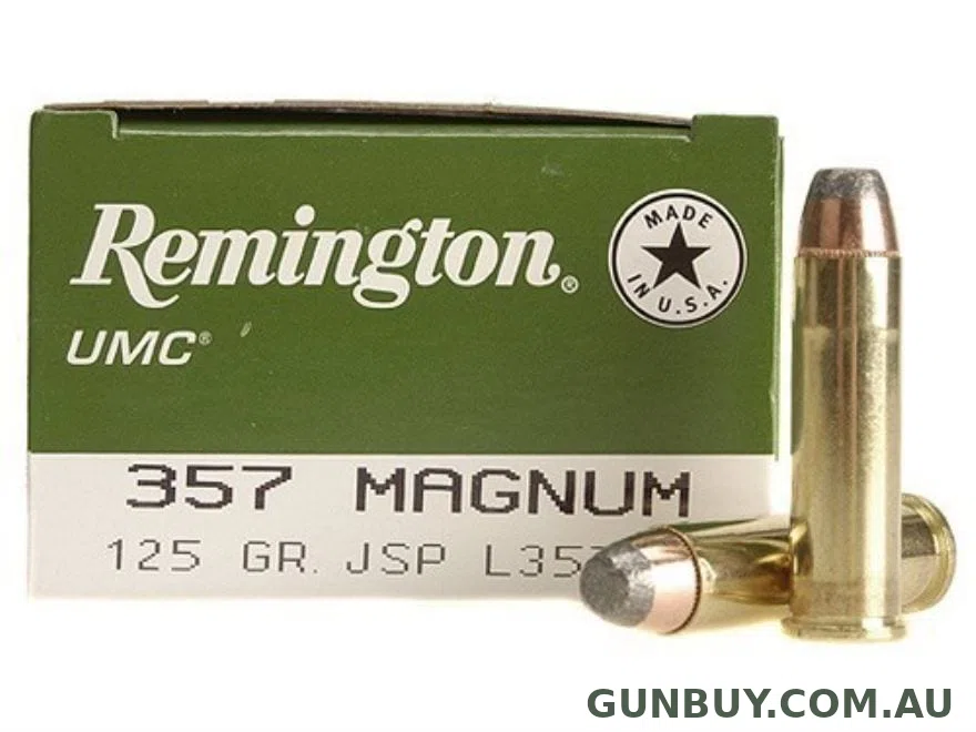 Remington UMC 357 MAGNUM 125Grs JSP (50 ROUNDS)