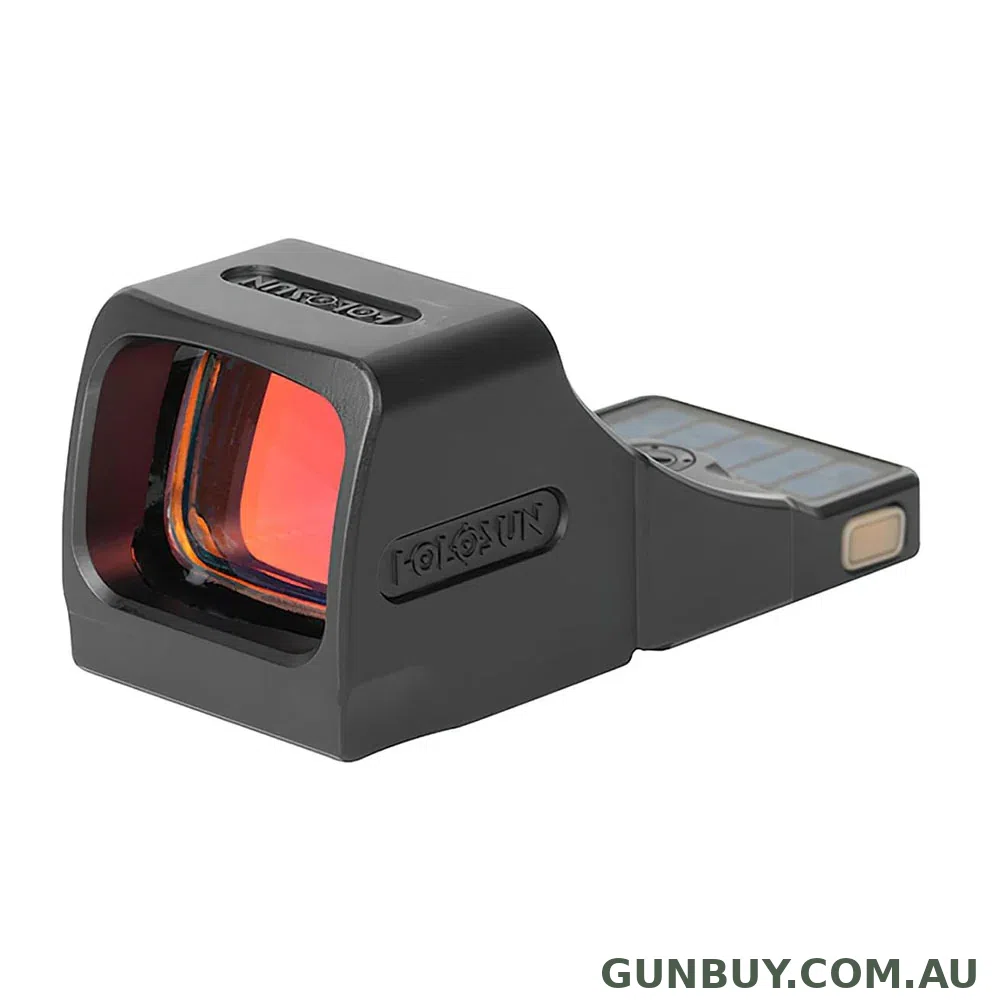 Holosun SCS MP2 GR Self Charging Sight Aluminium Housing 2 MOA Dot or 32 MOA Circle Dot Solar GREEN