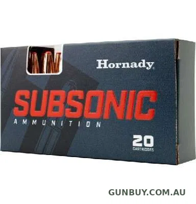 Hornady 30-30 Winchester 175 grain Sub-X Subsonic Ammo 20 rd