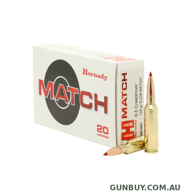 Hornady 6.5 Creedmoor 120 gr ELD Match (100 Rounds)