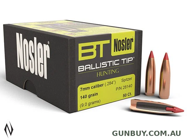 Nosler 7mm 284 140 gr Ballistic Tip 50pk