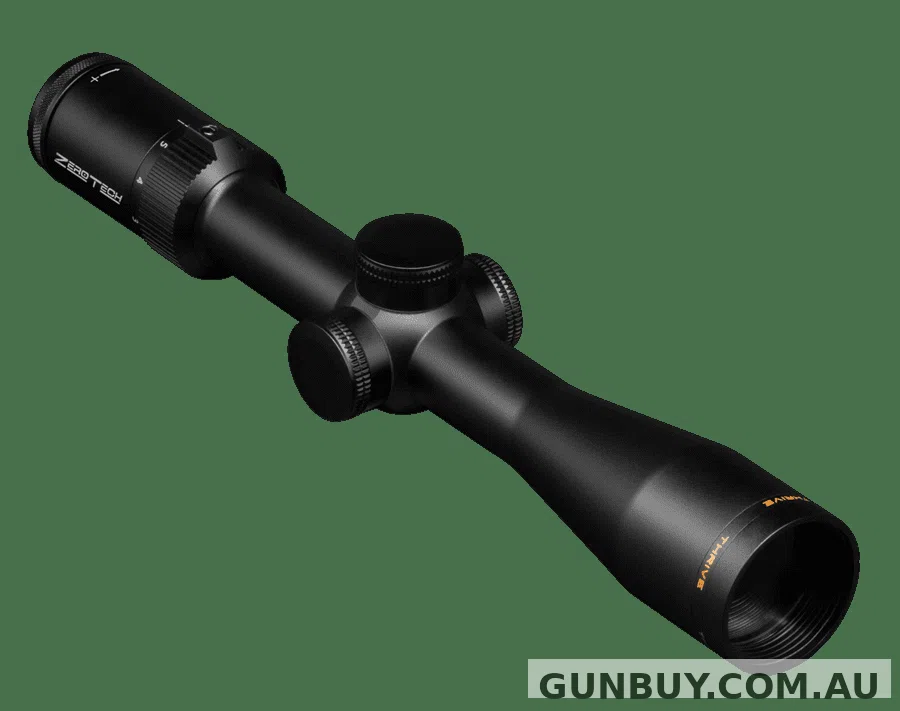 ZERO TECH THRIVE 3-12X44 WITH 30MM TUBE - CAPPED TURRETS AND MIL DOT REICLE (MOA) - Shooter's Delight