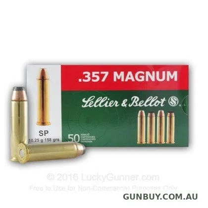 Sellier & Bellot 357MAG 158gr SP 50 PACK