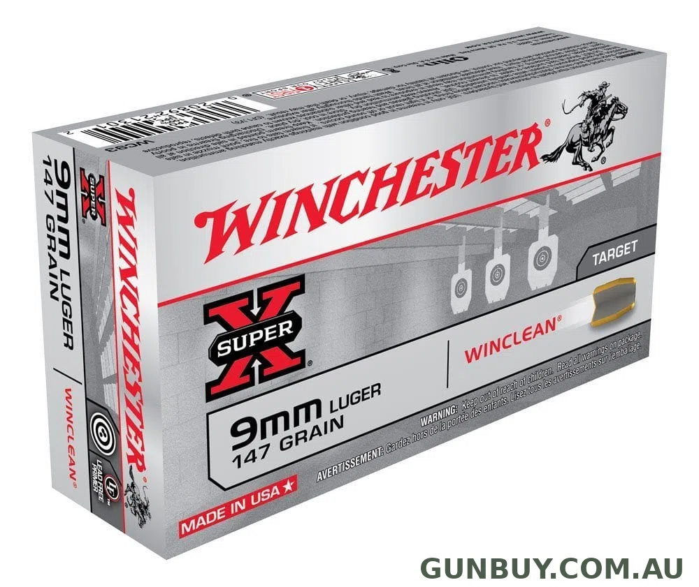 Winchester Super Clean 9mm 147gr BEB 50 pack