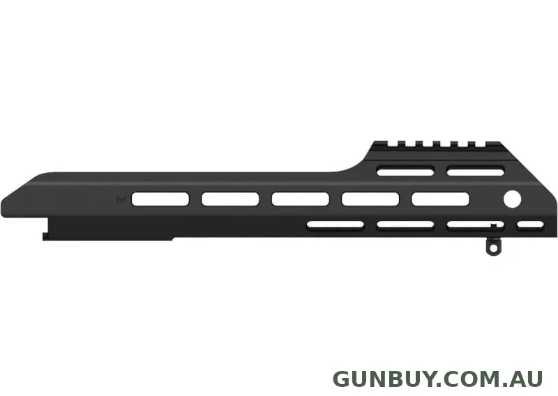 MDT 15 INCH FOREND - PARTIAL RAIL - BLACK