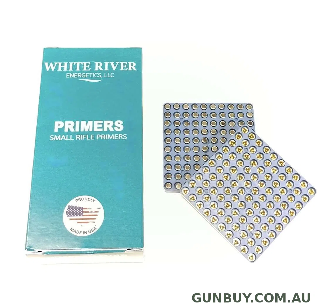 WHITE RIVER SMALL RIFLE PRIMERS (1000 PACK)