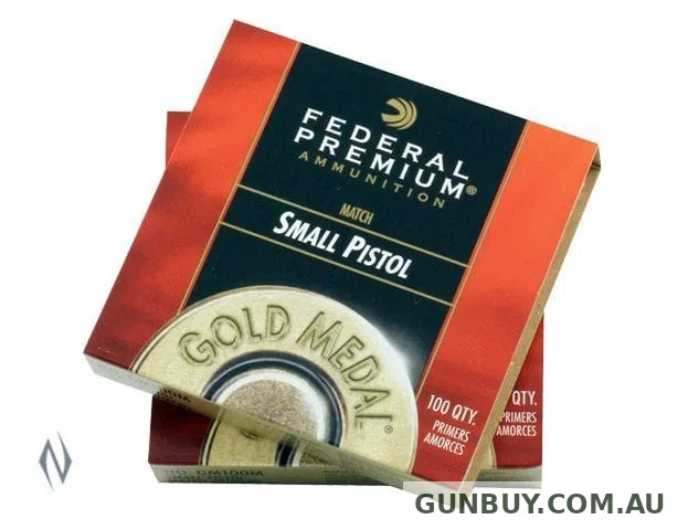 Federal Primer GM100M Gold Medal Small Pistol (1000 Pieces)