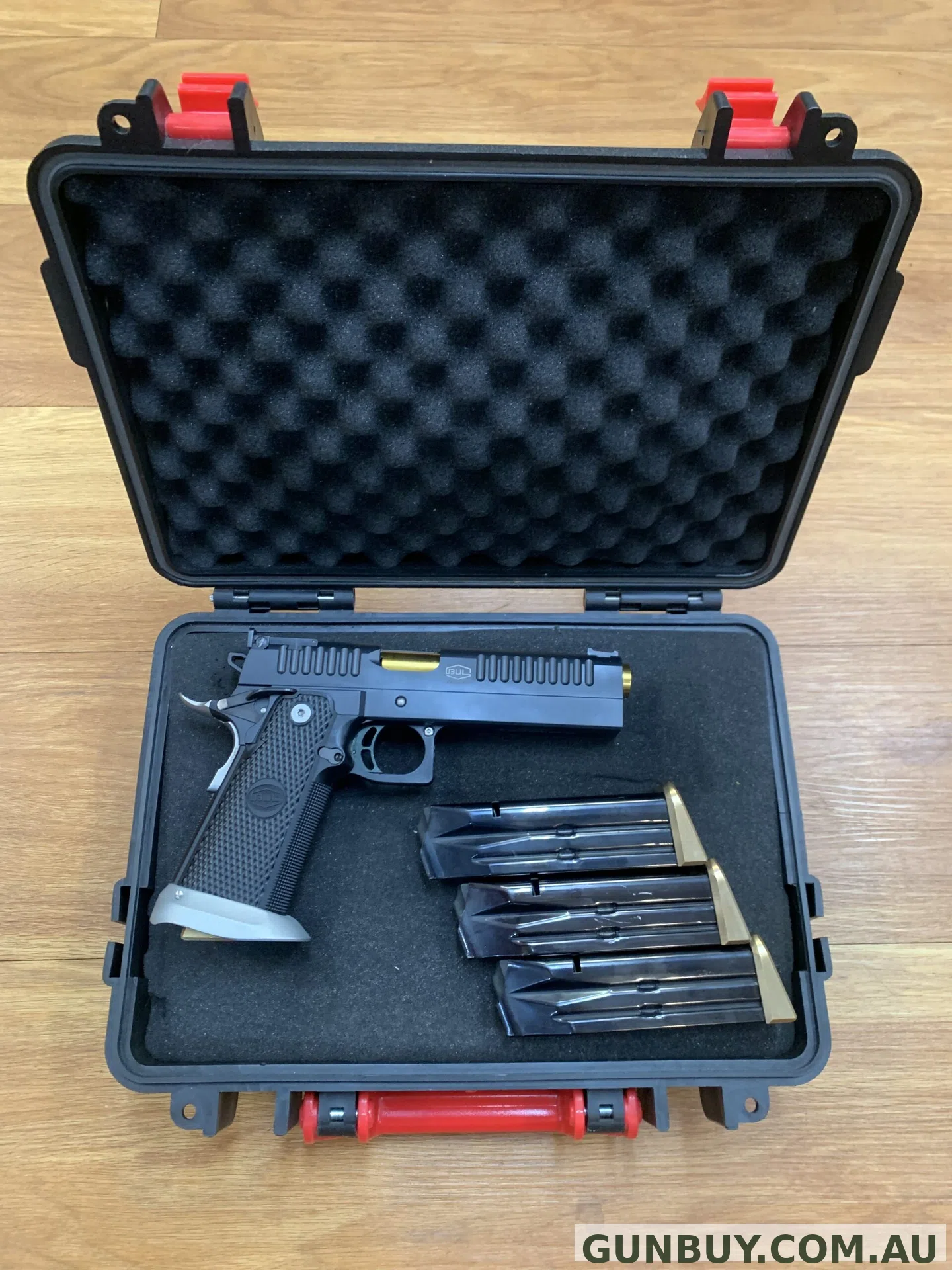 BUL Armory SAS II 10 Shot 127mm 4x Mags Cased