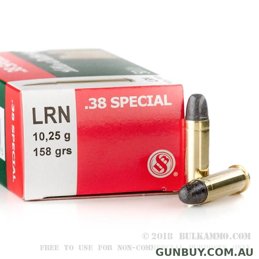 Sellier and Bellot 38Special 158gr LRN
