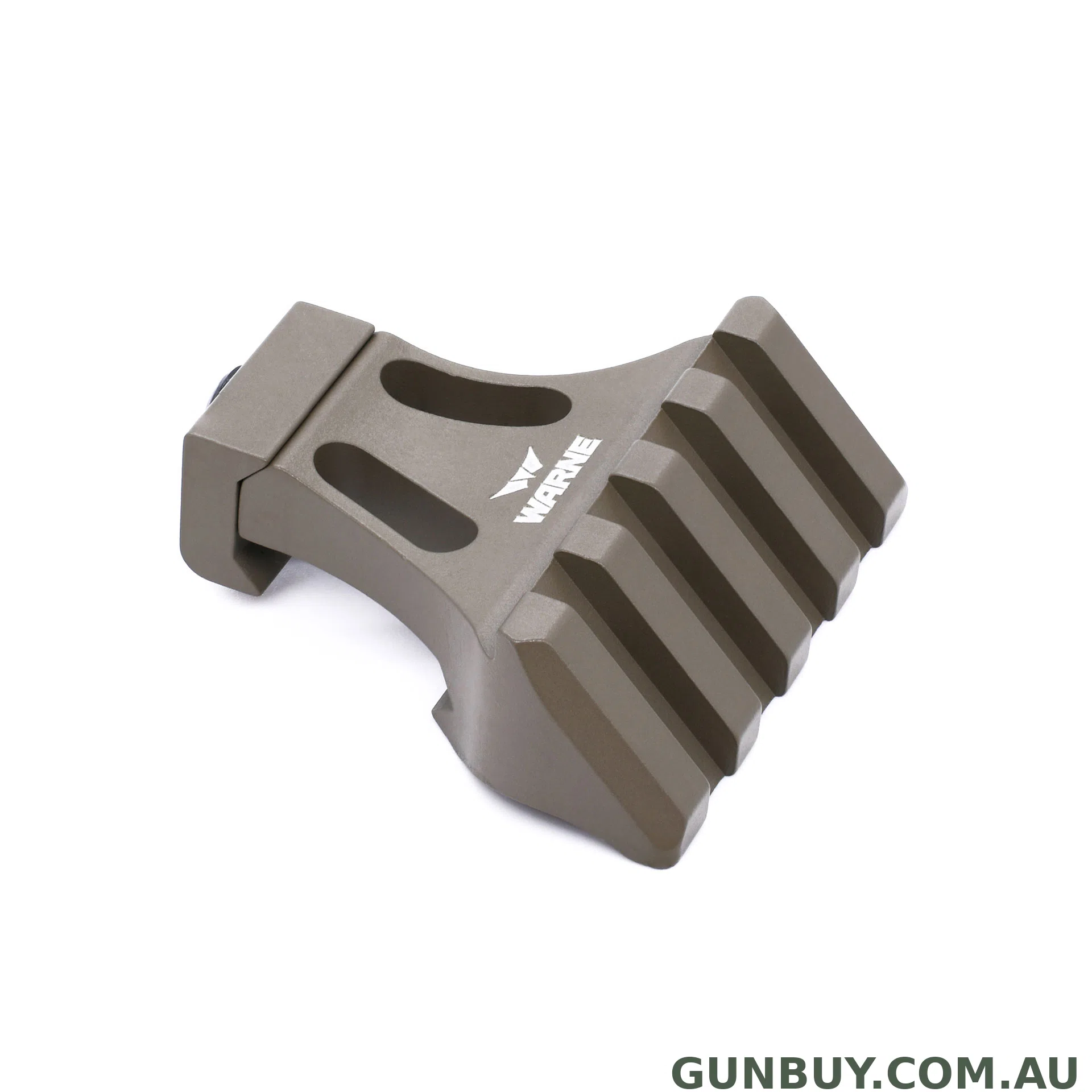 Warne Picatinny Side Mount Adapter 45 Degree Dark Earth