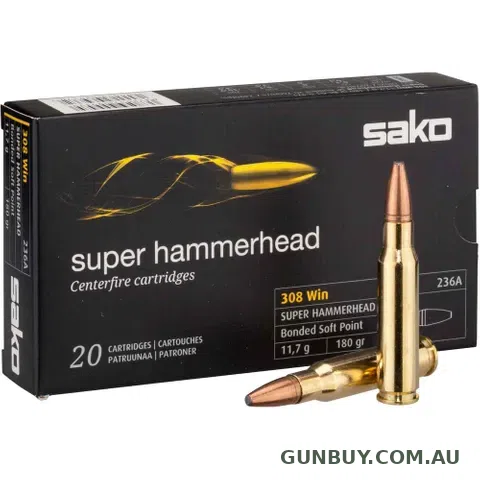 SAKO 180gr Hammerhead 20 Rounds