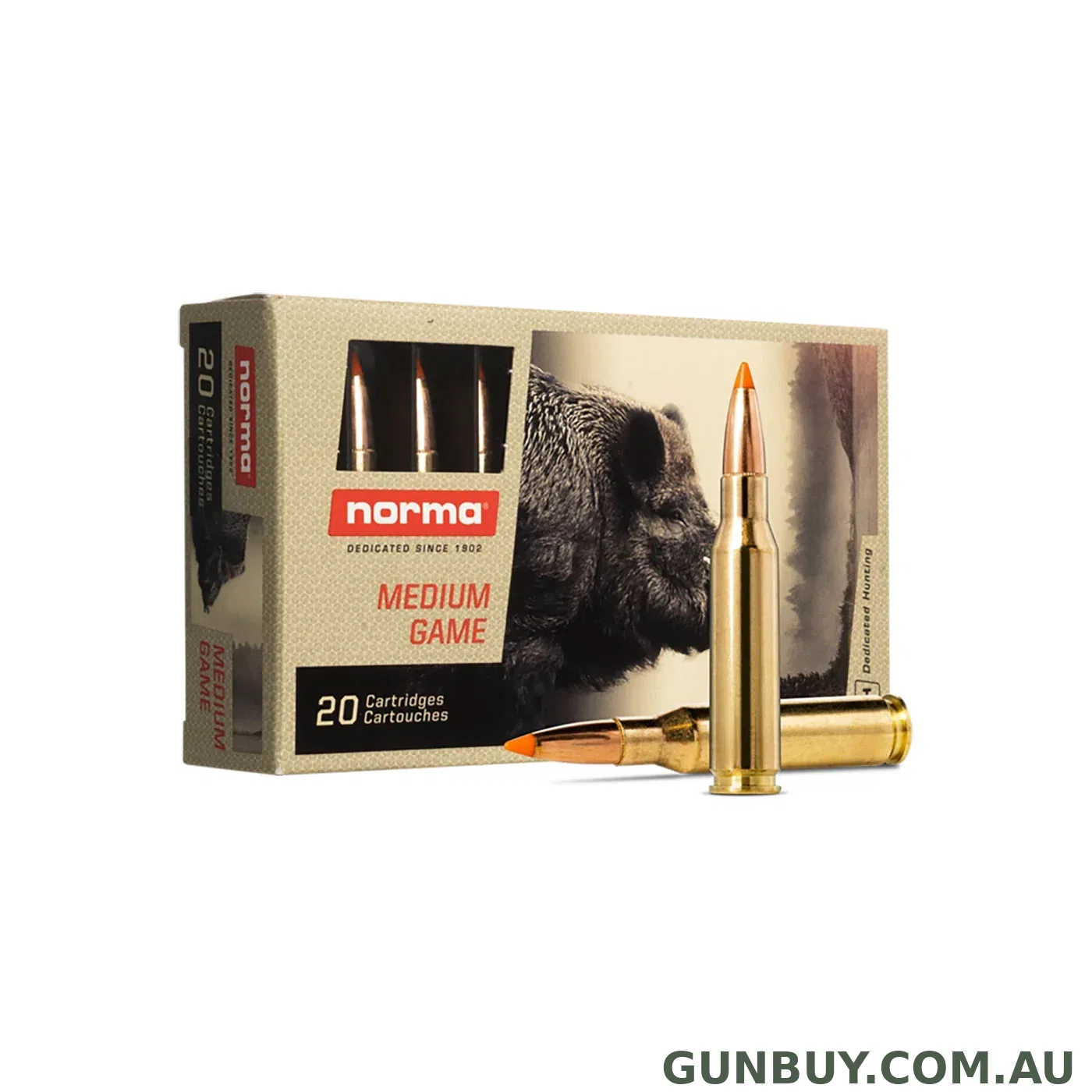 Norma 7MM-08 160GR Tipstrike Ammunition 20PK