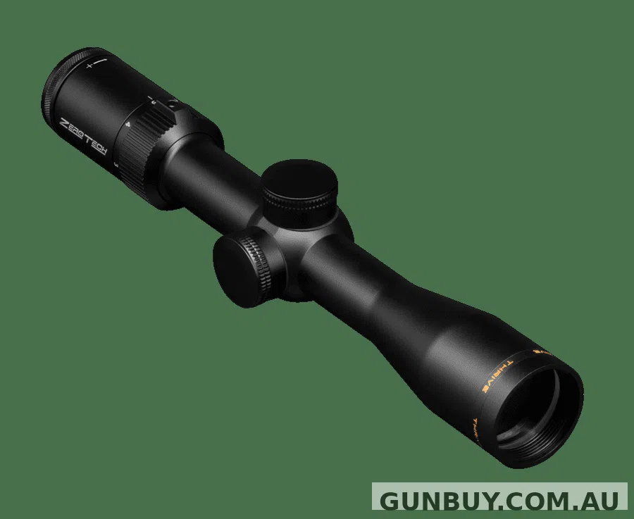 ZERO TECH THRIVE 3-9X40 WITH 30MM TUBE - CAPPED TURRETS AND DUPLEX REICLE (MOA) - Shooter's Delight