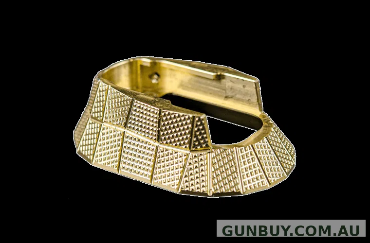 Lokgrip CZ TSO and TS Series Magwell GridLOK Brass