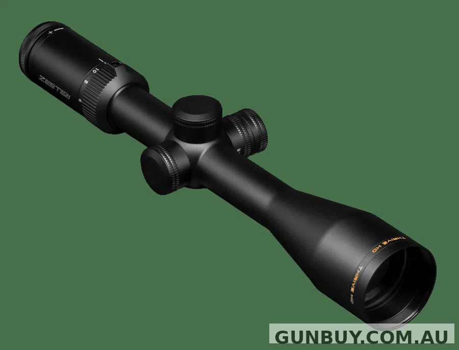 ZERO TECH THRIVE HD 6-24X50 WITH 30MM TUBE - CAPPED TURRETS AND PHR-II ILLUMINATED REICLE (MOA) - Shooter's Delight