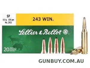 Sellier & Bellot 243 Win 100gr SP 20 Pack