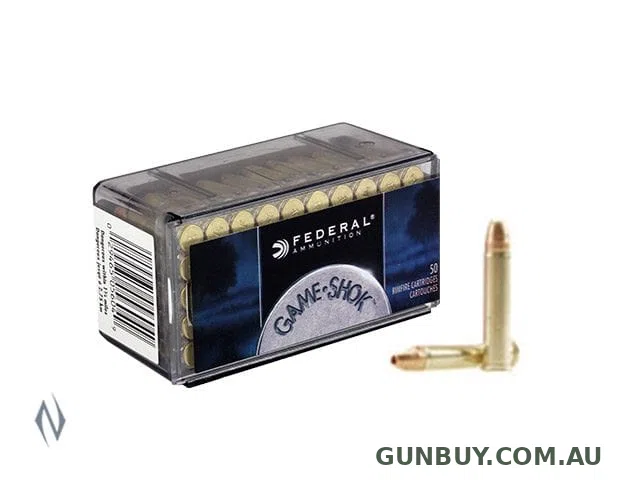 Federal 22WMR 50GR JHP GAME-SHOK 1530FPS 50pk